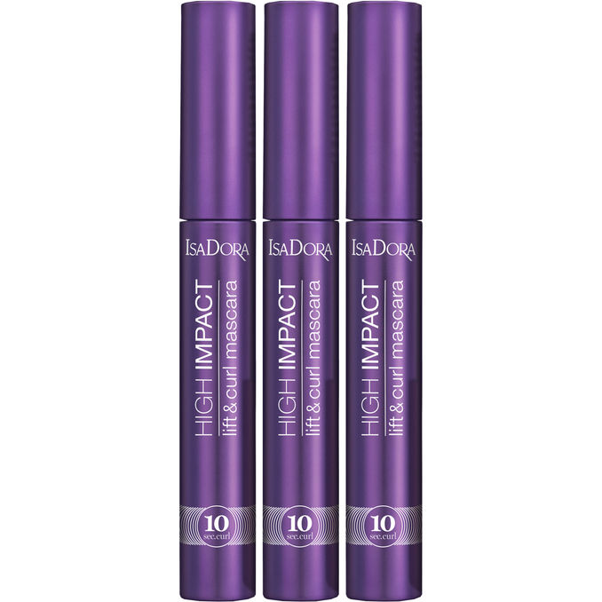 IsaDora Isadora 10 Sec High Impact Mascara 3-pak