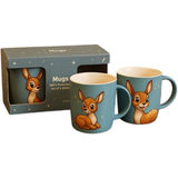 Zerostock Porzellanbecher-Set Reh