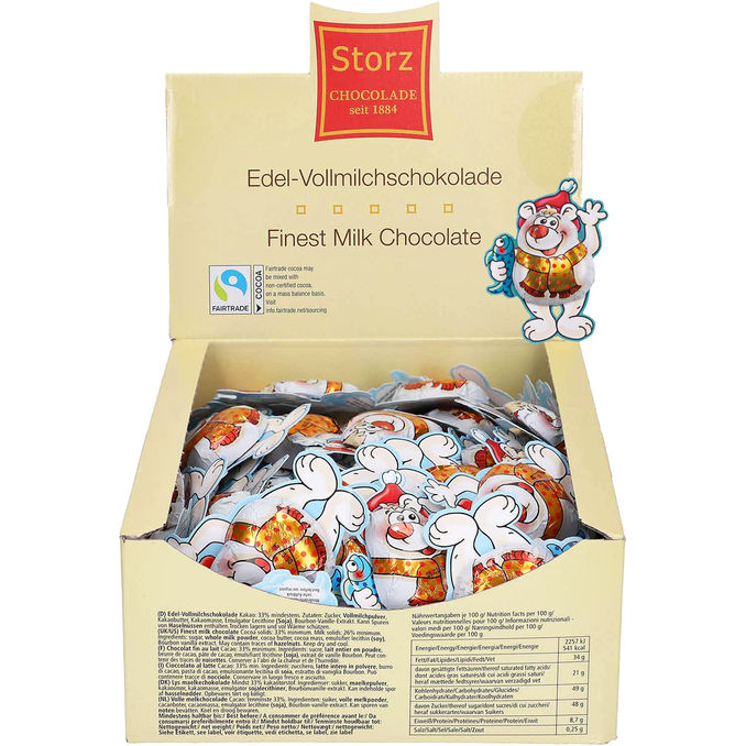 Storz Eisbären Vollmilchschokolade, 75er Pack