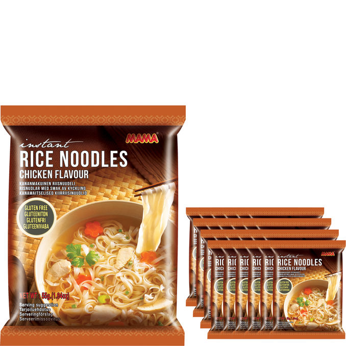 Mama Instant Risnudler Kyllingesmag 24-pak