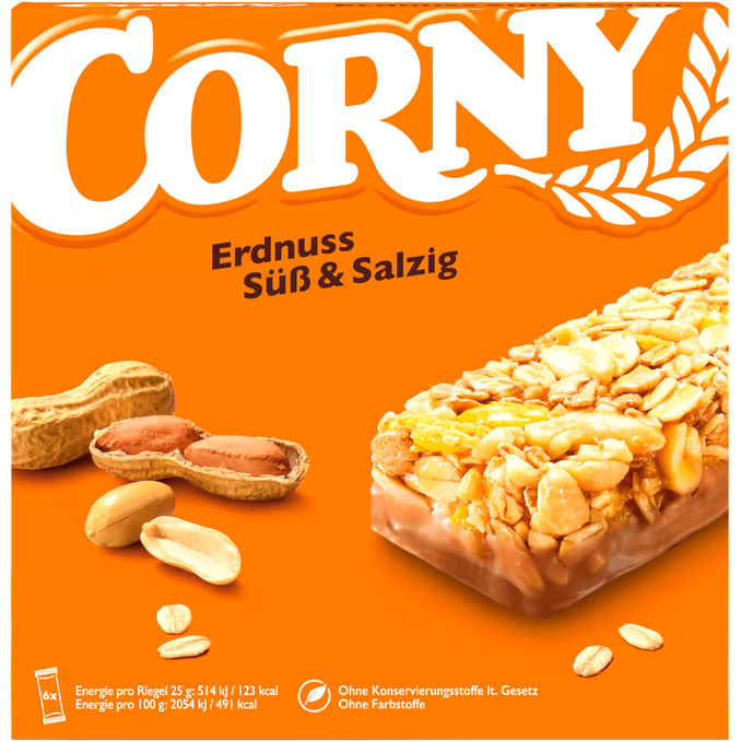 Corny Erdnussriegel Süß & Salzig