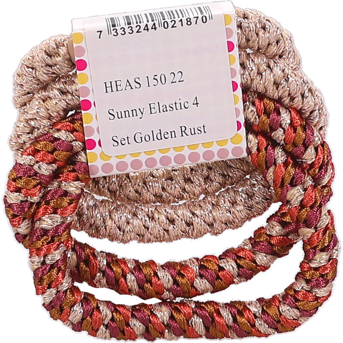 Pipol Hårsnoddar Golden Rust 4-pack 