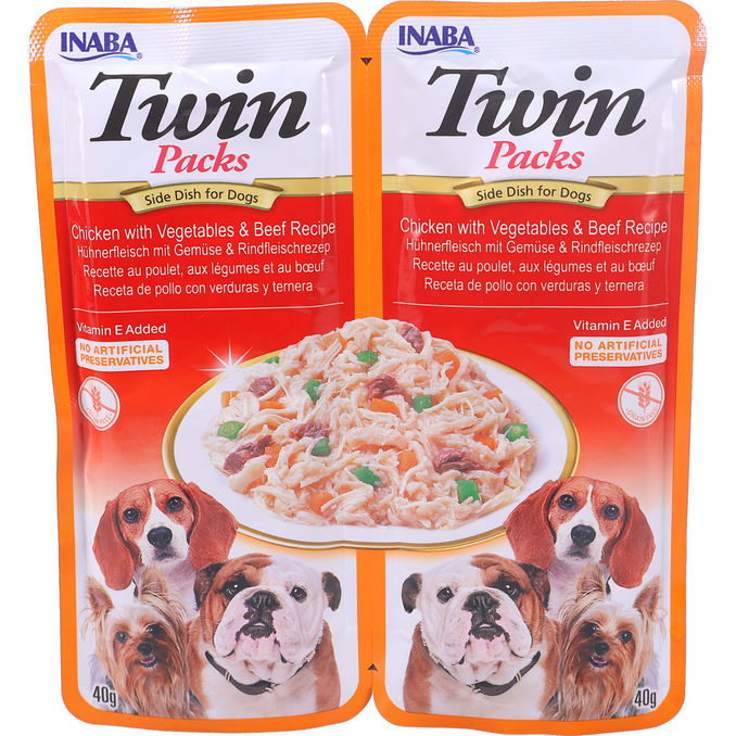 INABA Täydennysravinto Koirille Chicken, Vegetables & Beef