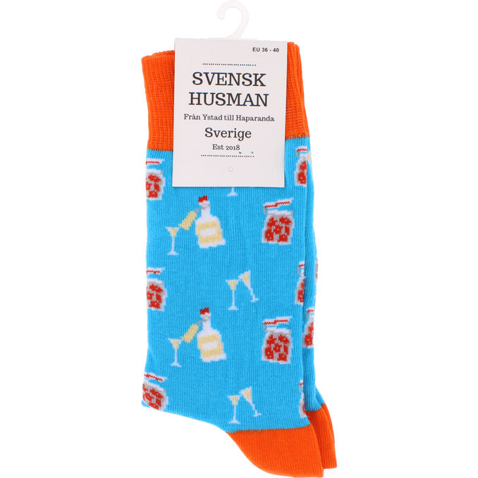 Svensk husman Strømper Sild & Snaps 36-40