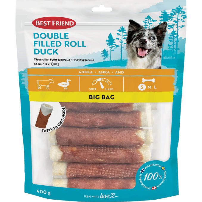 Best Friend Double Filled Roll Duck 400 g