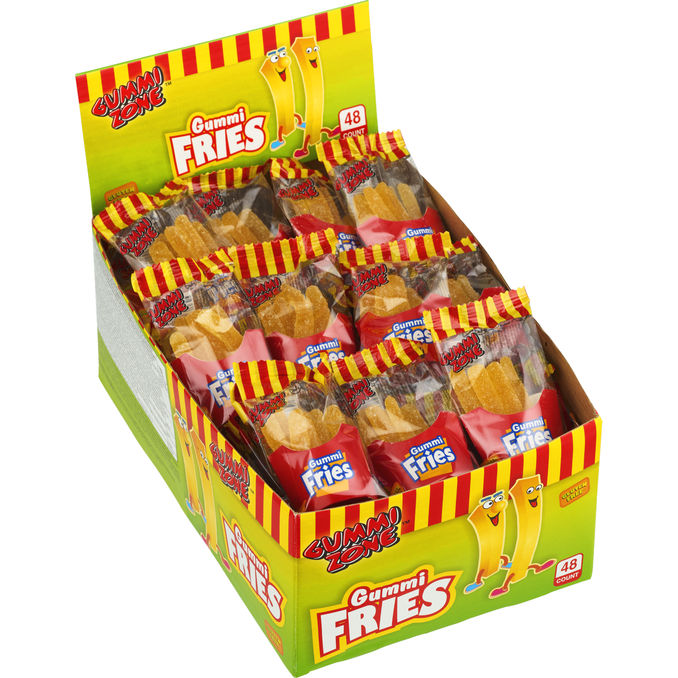 Gummi Zone Vingummi-pomfritter 48-pak
