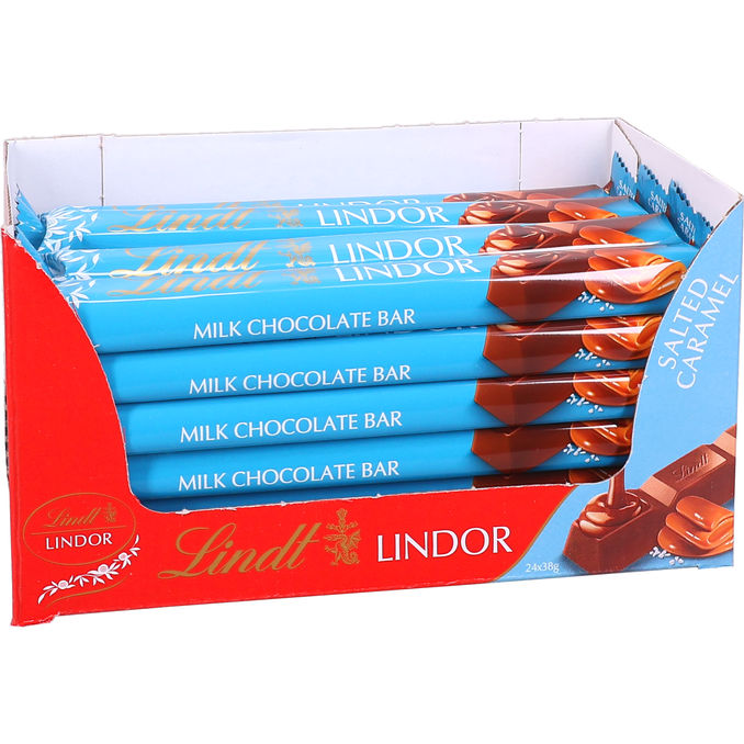Lindt Lindor Salted Caramel Stick 24-pack