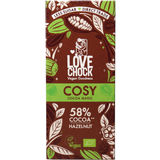 Mindestens haltbar bis: 04.03.2026 Lovechock Dunkle Schokolade Haselnuss