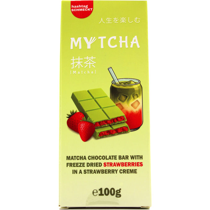 Mytcha Matcha Schokolade Erdbeere