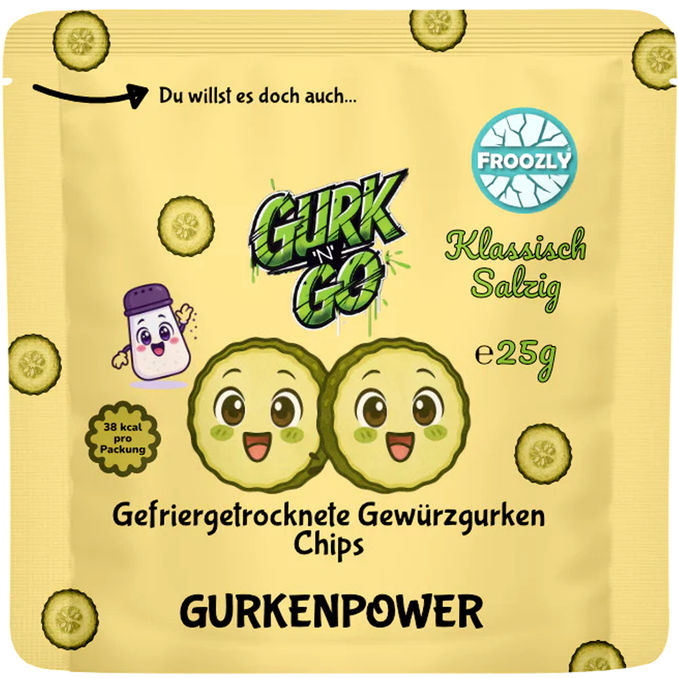 Froozly Gewürzgurkenchips Salzig