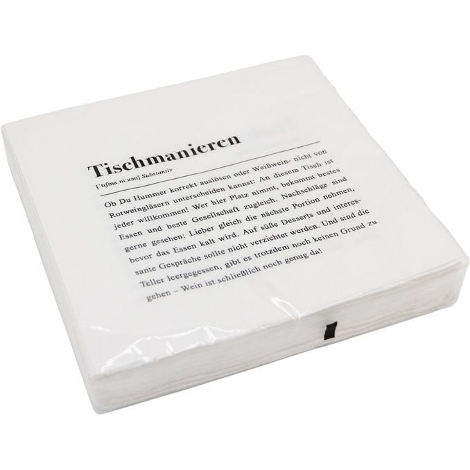 aemmi Papierservietten Tischmanieren Definition