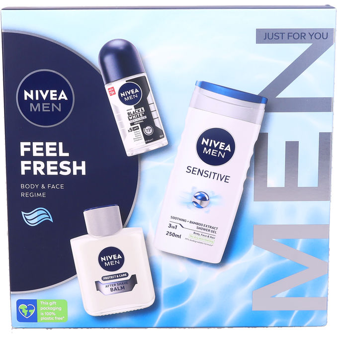 Lahjapakkaus Nivea Men Feel Fresh