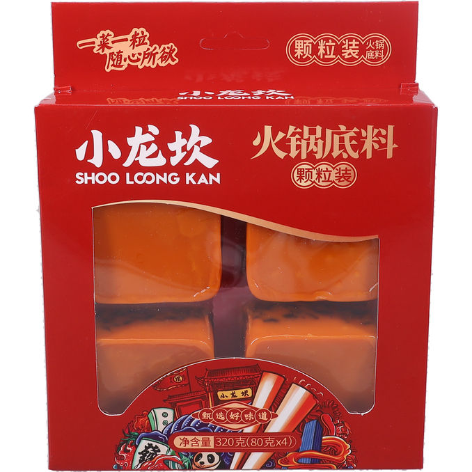 Shoo Loong Kan Spicy Hotpot Basolja Mix 4-pack