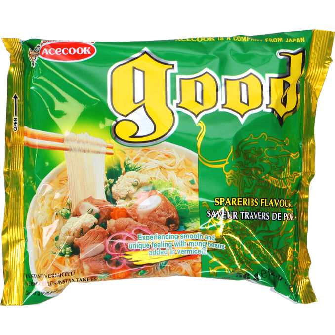 ACECOOK Instant Vermecellinudler Spareribs