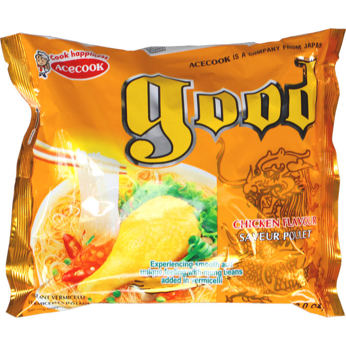 ACECOOK Snabbnudlar Vermicelli Kyckling