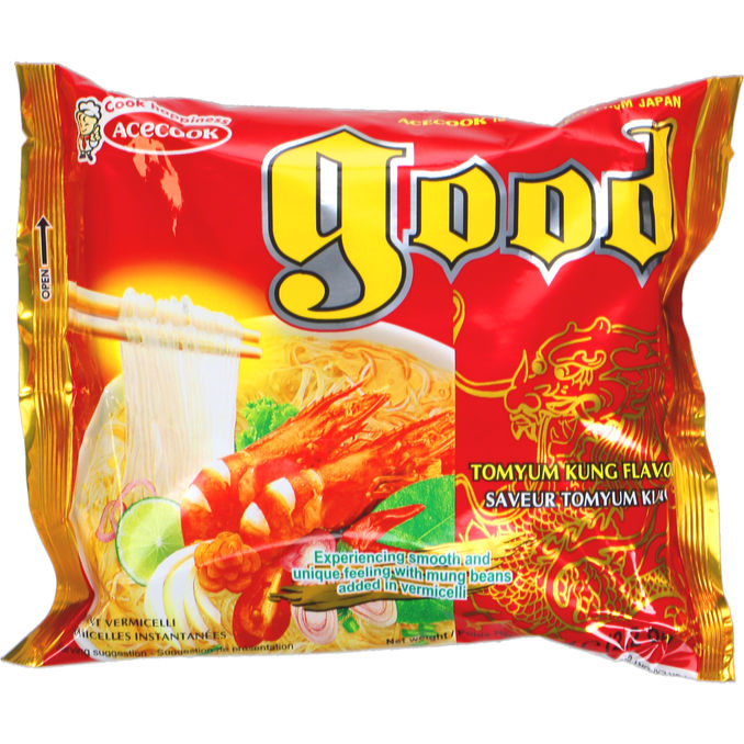 ACECOOK 5 x Instant Vermecellinudler Tom Yum Smag
