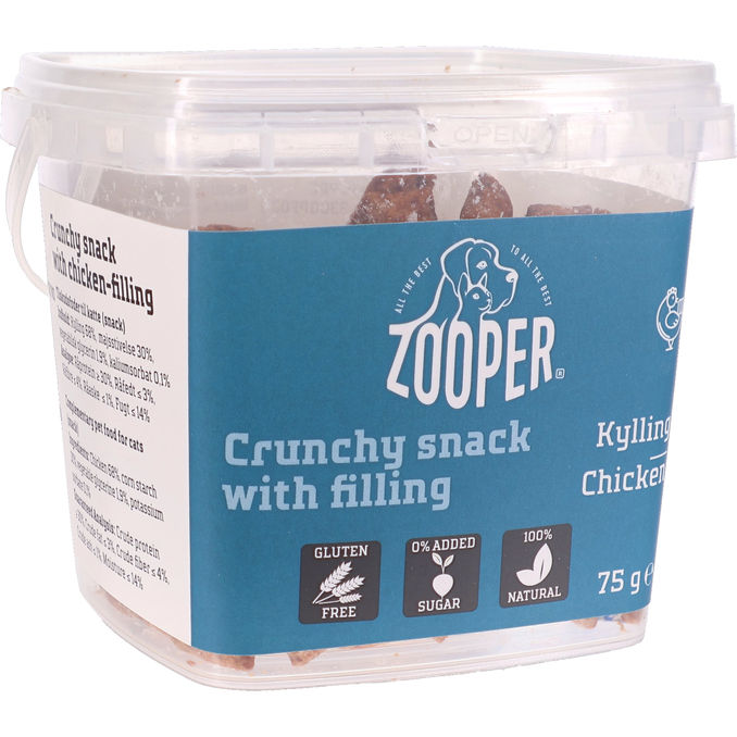 Zooper Katt Crunchy Snack Kyckling