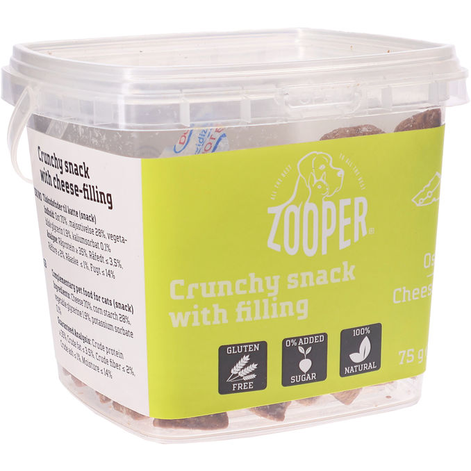 Zooper Kattesnacks Crunchy Snack Cheese Filling
