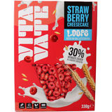 Mindestens haltbar bis: 28.04.2026 Vitavate Loops Strawberry Cheesecake