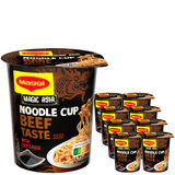 Mindestens haltbar bis: 31.01.2026 Maggi Instantnudeln Magic Asia Rindfleisch, 8er Pack