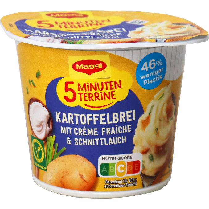 Maggi 5 Minuten Terrine, Kartoffelbrei Cremè Fraîche