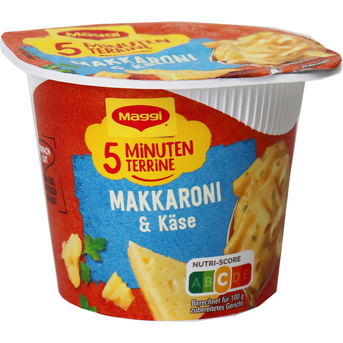 Maggi 5 Minuten Terrine, Makkaroni & Käse