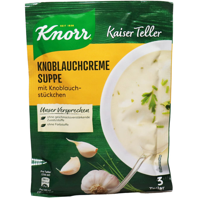 Knorr Knoblauchcreme Suppe
