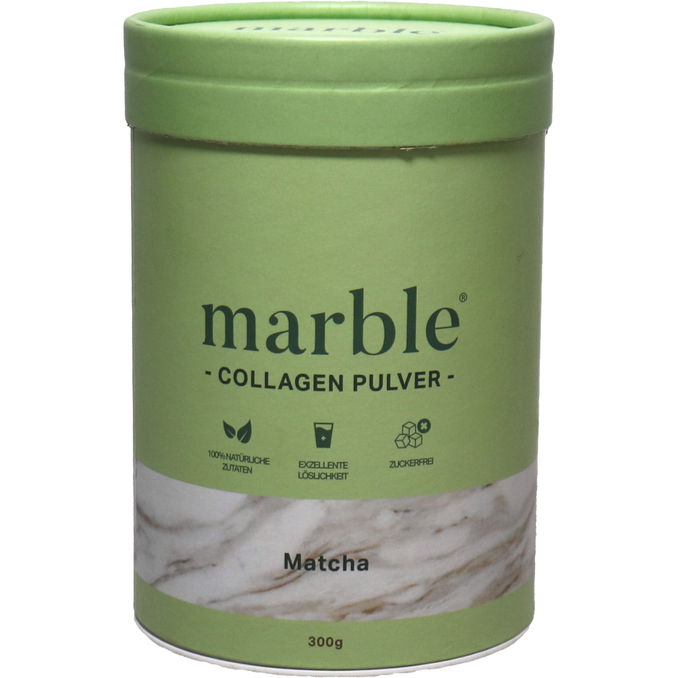 marble Matcha Kollagenpulver