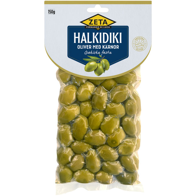 Zeta Halkidikioliver Med Kärnor