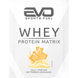 Mindestens haltbar bis: 11.03.2026 Evo Whey Protein Matrix Butterkeks