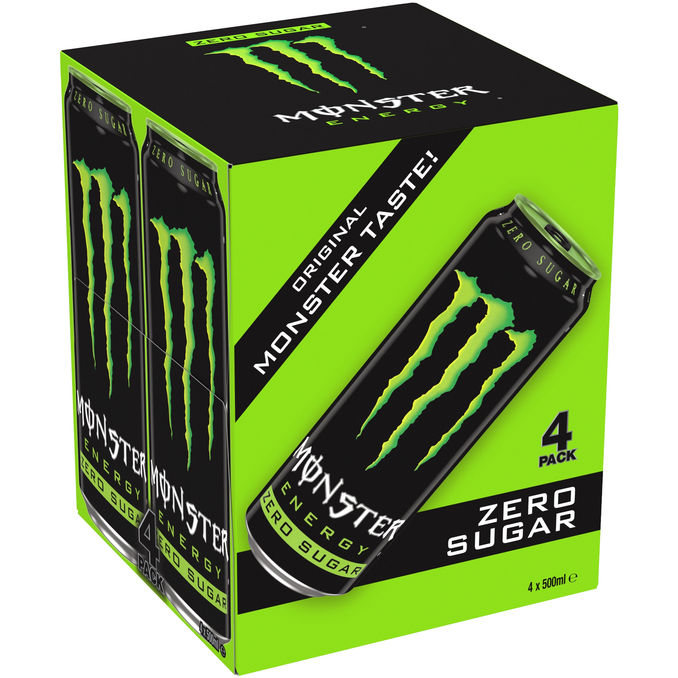 Monster Energidryck Green Zero 4-pack