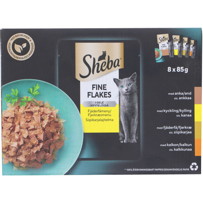 Sheba Fine Flakes Kattemad 680 g