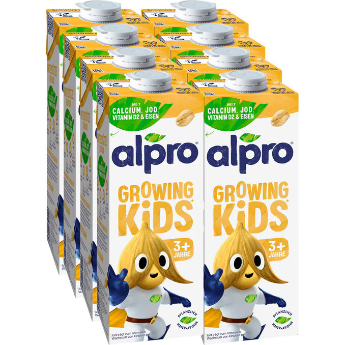 Alpro Haferdrink für Kinder, 8er Pack