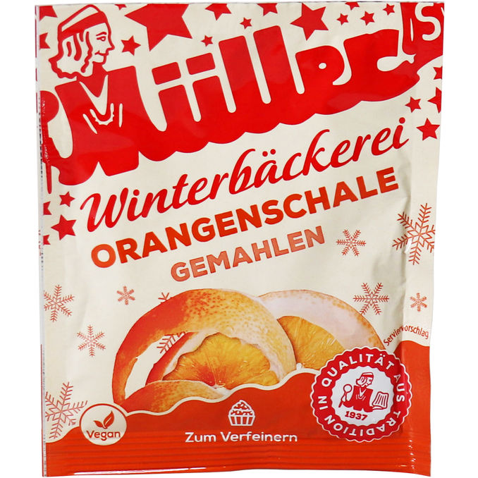 Müllers Orangenschale gemahlen