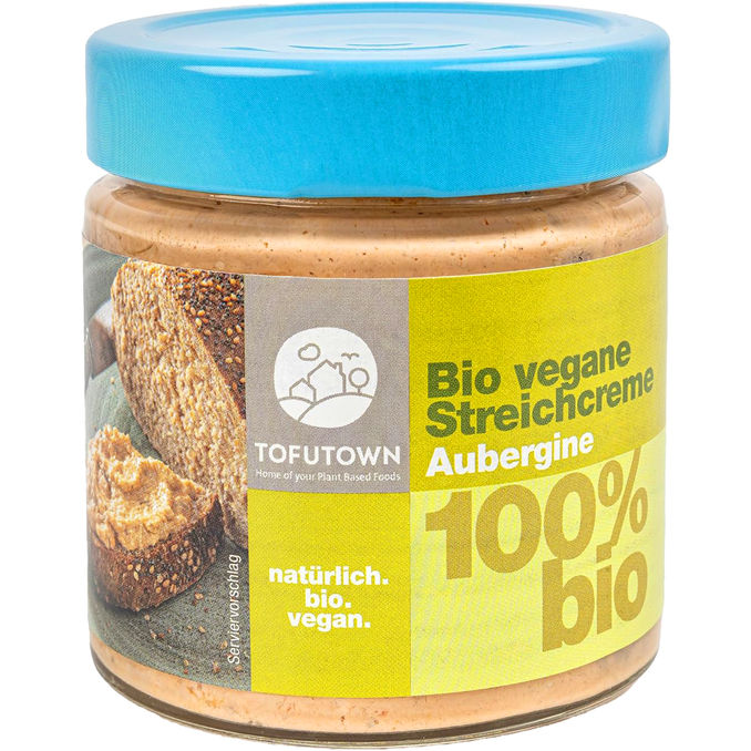 TOFUTOWN BIO Vegane Streichcreme Aubergine