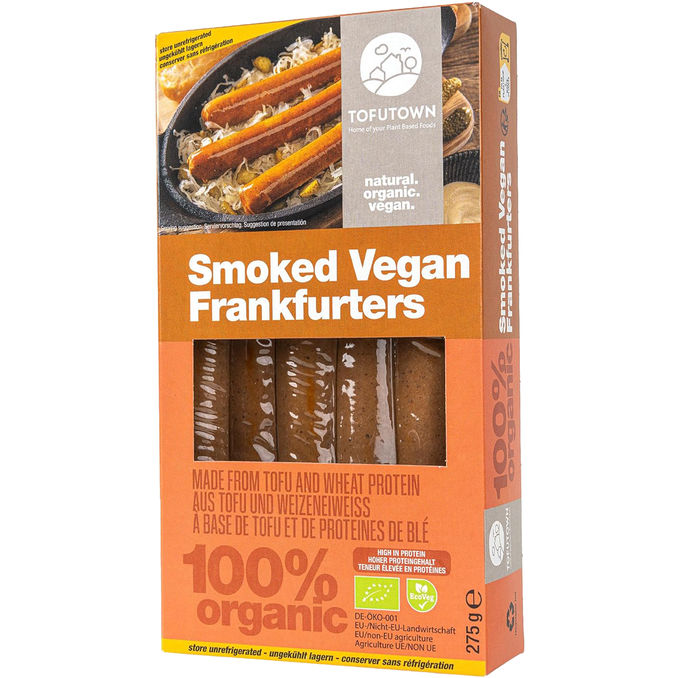 TOFUTOWN BIO Geräucherte Vegane Frankfurter