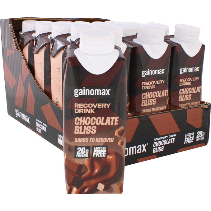 15 x Gainomax Återhämtningsdryck Choklad | 15 x 250ml - Storpack
