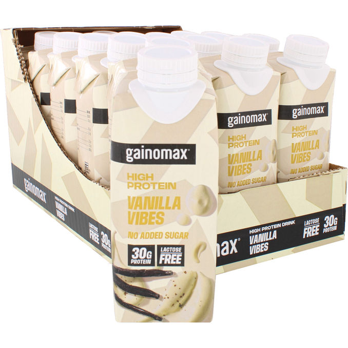Gainomax Proteiinijuomat Vanilja 15-pack