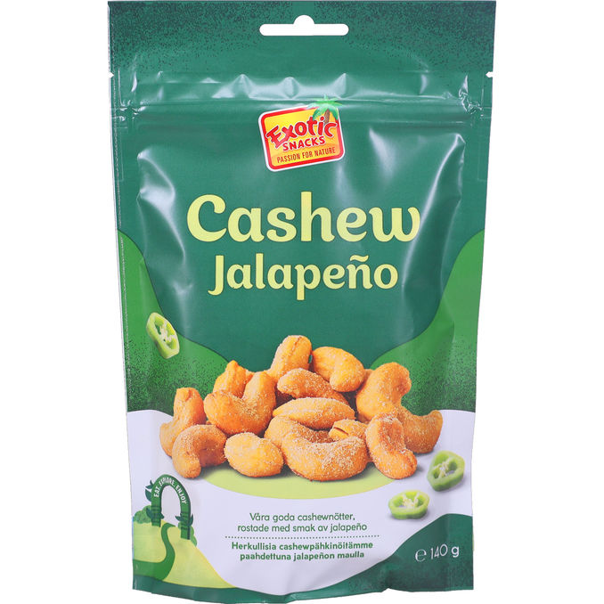 Exotic Snacks Cashew Jalapeño