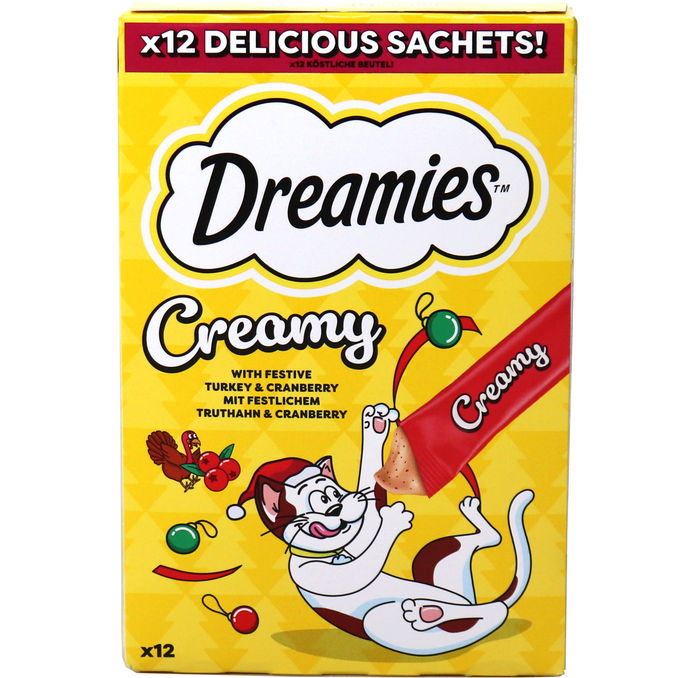 Dreamies Katzencremesnack Truthahn & Cranberry