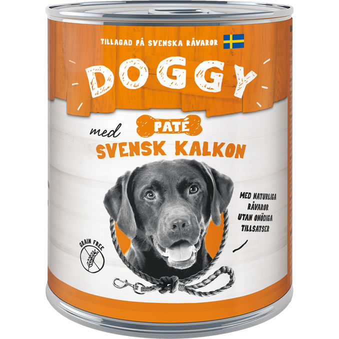 3 x Doggy Paté med Kalkun 800 g
