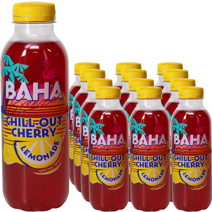BAHA Limonade Cherry, 12er Pack (EINWEG) zzgl. Pfand
