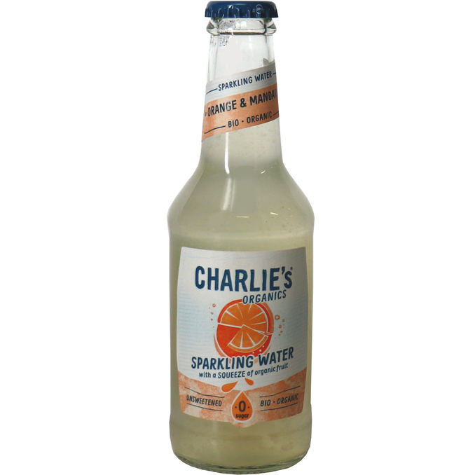 Charlie's Organics Sprudelwasser Orange-Mandarin (EINWEG) zzgl. Pfand