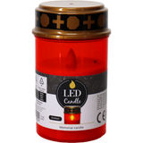 KSD LED-Grabkerze mit Flackerlicht