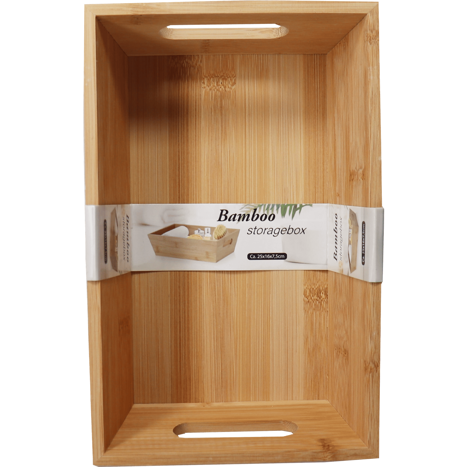 Aufbewahrungsbox aus Bambus, Ca. 25x16x7,5 cm von Action | Motatos