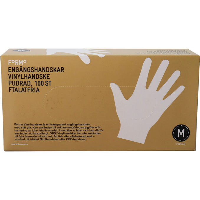 martin&servera Einmalhandschuhe Vinyl gepudert Größe M