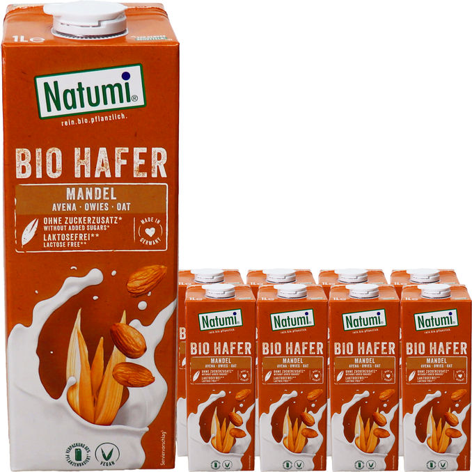 Natumi BIO Hafer-Mandel-Drink, 8er Pack