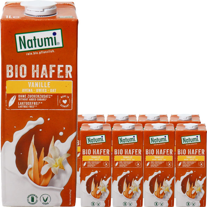 Natumi BIO Haferdrink Vanille, 8er Pack