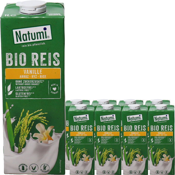 Natumi BIO Reisdrink Vanille, 8er Pack