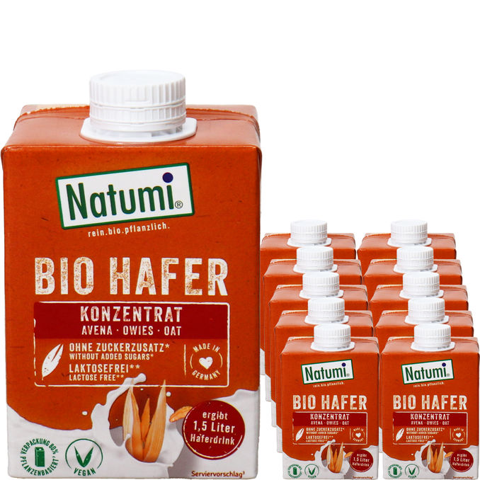 Natumi BIO Hafer Konzentrat, 10er Pack